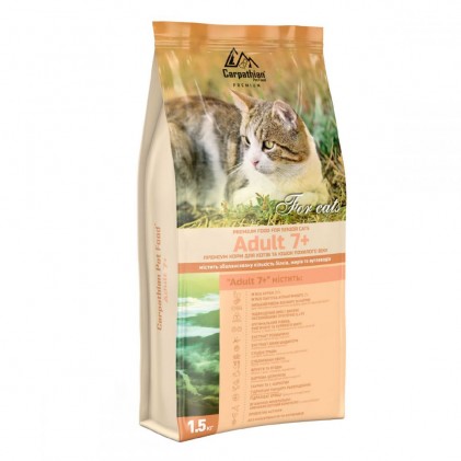 Carpathian Pet Food Adult 7+ Сухой корм для пожилых кошек