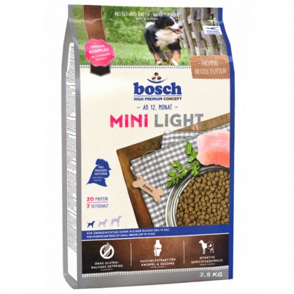 Bosch MINI Light Сухой корм для собак маленьких пород  с избыточным весом и склонных к полноте