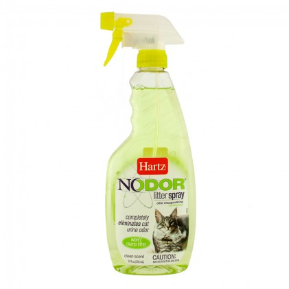 Hartz Nodor litter spray Ароматизированный уничтожитель запаха в кошачьих туалетах