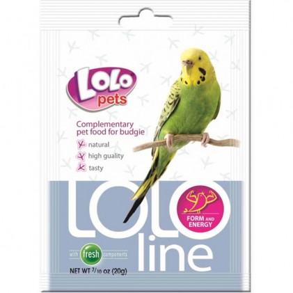 Lolo Pets LoloLine Form & Energy Кормовая добавка для волнистых попугаев Форма и Сила