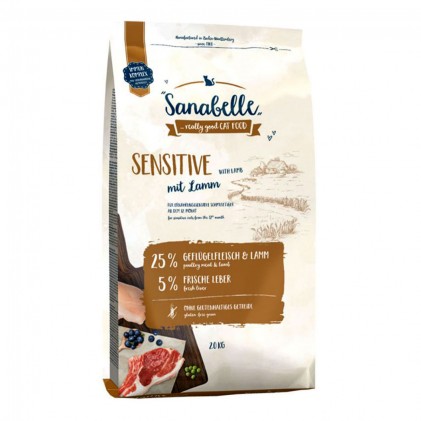 Sanabelle Sensitive with Lamb Сухой корм для кошек с чувствительным пищеварением с ягненком