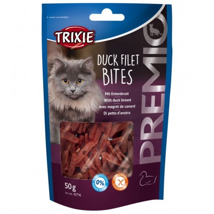 Лакомства для кошек Trixie 42716 Premio Duck Filet Bites с утиными грудками