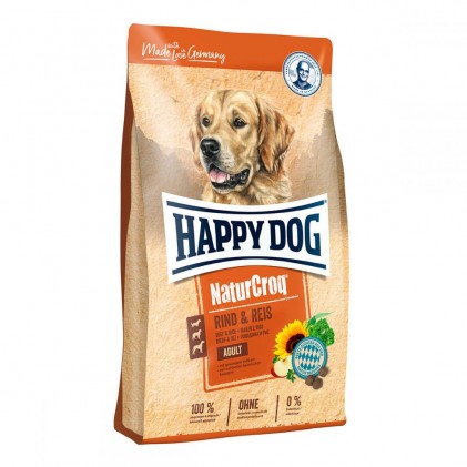 Happy Dog NaturCroq Adult Beef & Rice Сухий корм для собак з яловичиною та рисом