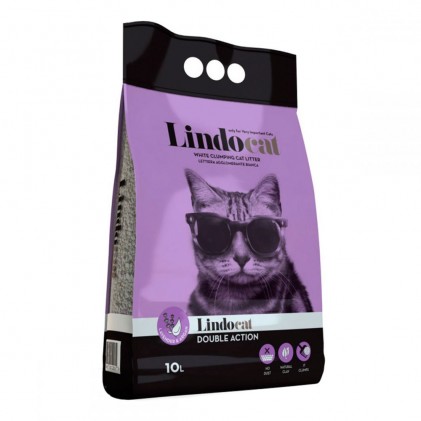 Lindocat Double Action Lavender & Argan Бентонитовый наполнитель с ароматом лаванды и арганового масла