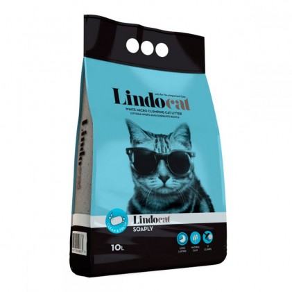 Lindocat Soaply Clean & Fresh Бентонитовый наполнитель с ароматом мыла