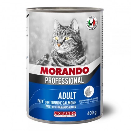 Morando Professional Adult Tuna&Salmon Консервы для кошек паштет с тунцом и лососем