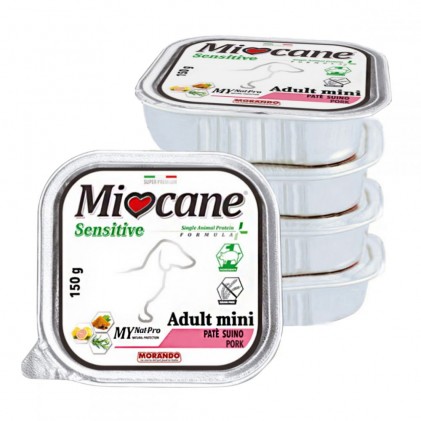 Morando Miocane Sensitive Adult Mini Pork Монопротеїнові беззернові консерви для собак з шинкою