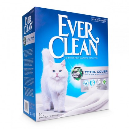 Ever Clean Total Cover Комкующийся наполнитель для кошачьего туалета с активированным углем