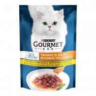 Gourmet Perle (Пауч) Консервы для кошек мини филе в соусе с курицей