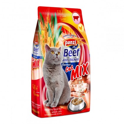 Panzi Pet CatMix Beef & Chicken Сухий корм для кішок з яловичиною та куркою