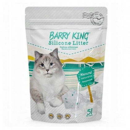 Barry King Silicone Litter Natural Силикагелевый впитывающий наполнитель для кошачьего туалета