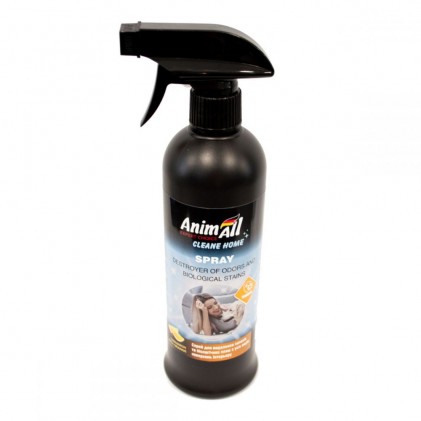 AnimAll Cleane Home Spray Спрей уничтожитель запахов и биологических пятен, корица с апельсином