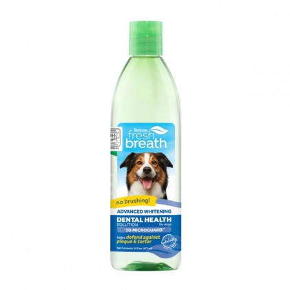 TropiClean fresh breath Dental Health Solution Добавка в воду отбеливающая для гигиены полости рта собак