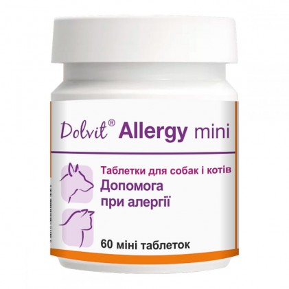 Dolvit Allergy mini Таблетки при аллергии у собак и кошек