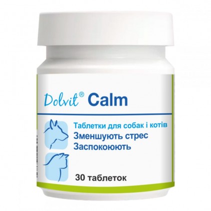 Dolvit Calm Таблетки для уменьшения стресса у собак и кошек