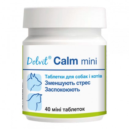 Dolvit Calm mini Таблетки для уменьшения стресса у собак и кошек