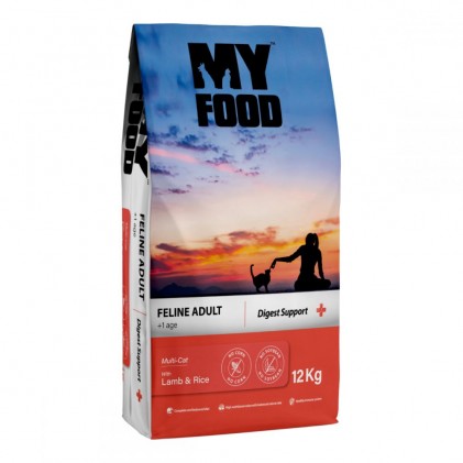 Myfood Digest Support Lamb & Rice Сухой корм для кошек с ягненком и рисом