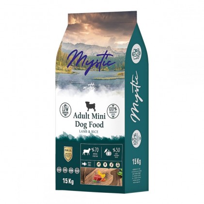 Mystic Adult Mini Dog Lamb & Rice Беззерновий сухий корм для собак малих порід з ягнятком та рисом