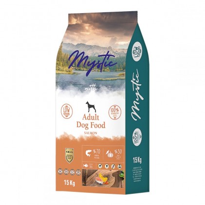 Mystic Adult Dog Salmon & Rice Беззерновой сухой корм для собак всех пород с лососем и рисом