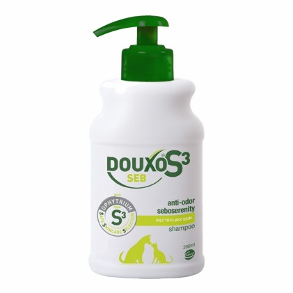 Ceva Douxo S3 Seb Лікувальний шампунь для жирної шкіри собак і кішок себорегулюючий без запаху