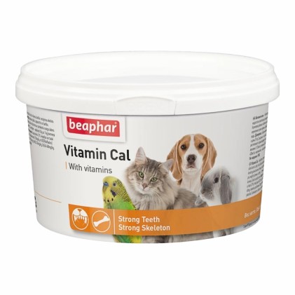 Beaphar Vitamin cal Вітамінно-мінеральний комплекс для собак, кішок, гризунів та декоративних птахів