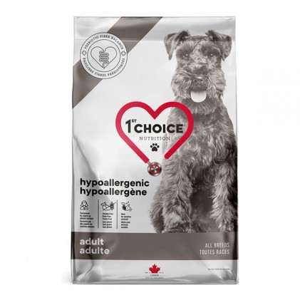 1st Choice Hypoallergic Сухой корм для собак всех пород страдающих от аллергии с уткой и картошкой