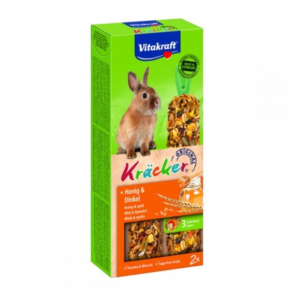 Vitakraft Kracker Honey &amp; Spelt Ласощі для кроликів з медом та спельтою