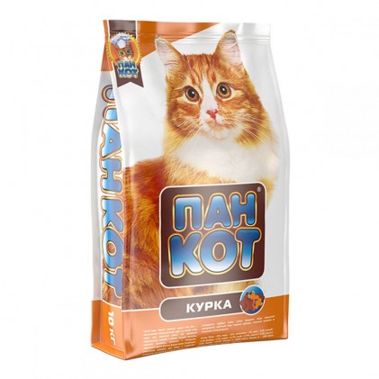Пан-Кот КУРИЦА Сухой корм для взрослых кошек