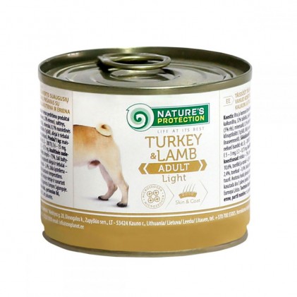 Nature's Protection Adult Light Turkey & Lamb Консерви для собак з індичкою і ягням
