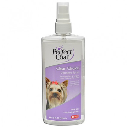 8in1 Perfect Clear Coat Choice Спрей для полегшення розчісування шерсті собак та інших тварин