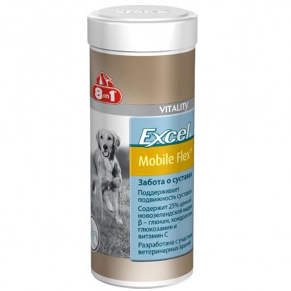 8in1 Excel Mobile Flex plus Кормова добавка для собак з глюкозаміном