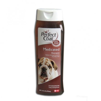 8in1 Medicated Shampoo лікувальний Шампунь для сухої і лупиться шкіри собак