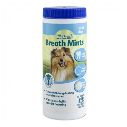 8in1 Excel Breath Tabs Таблетки з ментолом для освіження дихання, для собак