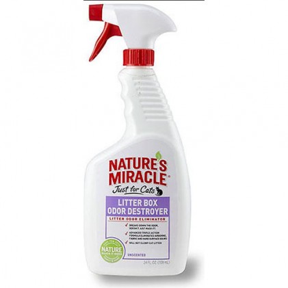 Natures Miracle Litter Box Odor DESTROYER Спрей для усунення запаху котячого туалету