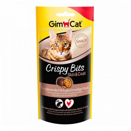 GimCat Crispy Bits Skin&Coat Лакомство для кожи и шерсти кошек