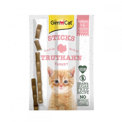 GimCat Kitten Sticks Колбаски для котят с индейкой