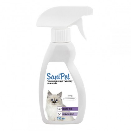 SaniPet Спрей для привчання кішок до туалету
