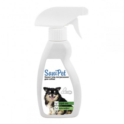 SaniPet Спрей защита от погрызов для собак