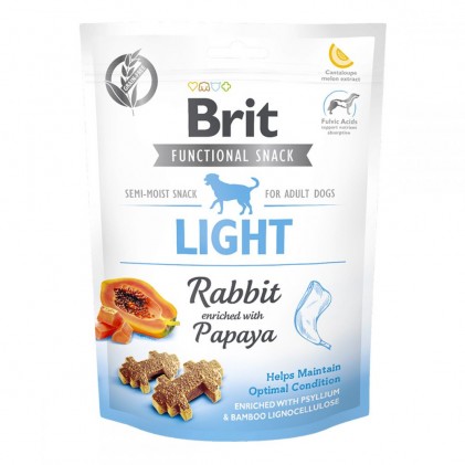Brit Care Dog Functional Snack Light Rabbit & Papaya Ласощі для собак з кроликом і папаєю