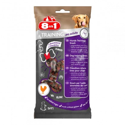 8in1 Training Pro Activity Glucosamine & Chondroitin Ласощі для дресирування собак