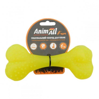 AnimAll Fun Expert Choise Кость для игр и тренировок с ароматом ванили желтая
