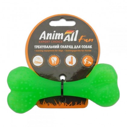 AnimAll Fun Expert Choise Кістка для ігор і тренувань з ароматом ванілі зелена