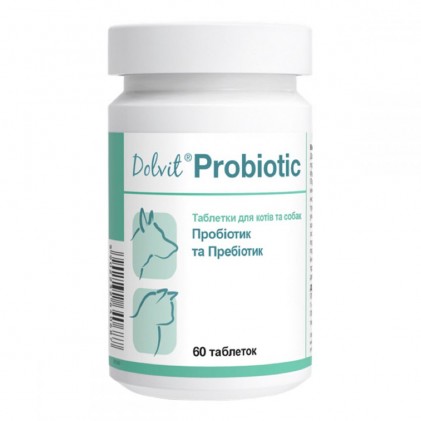 Dolvit Probiotic Пробіотик для собак і кішок проти дисбактеріозу