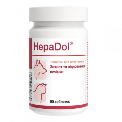 Dolfos HepaDol Вітамінно-мінеральний комплекс для захисту і відновлення печінки для собак і кішок