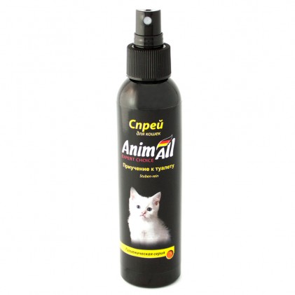 AnimAll Spray Спрей приучение к туалету для кошек