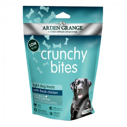 Arden Grange Crunchy Bites Low fat with Chicken Лакомства для собак с курицей