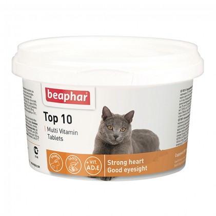 Beaphar Top 10 (Топ Тен) Вітаміни для кішок і кошенят з таурином
