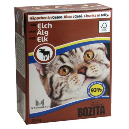 Bozita (Бозита) Feline кусочки в желе с мясом лося