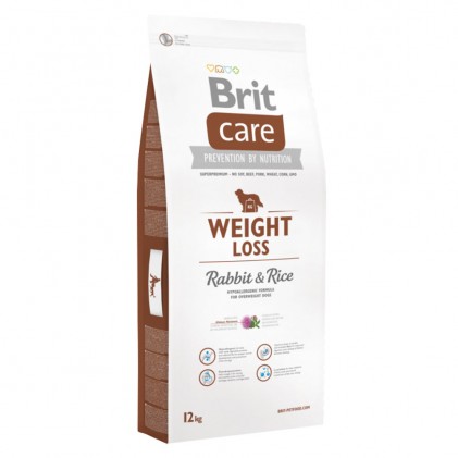 Brit Care Weight Loss Rabbit & Rice Корм для взрослых собак с избыточным весом