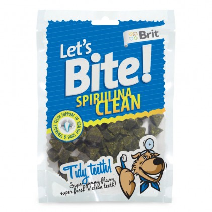 Brit Let's Bite Spitulina Ласощі для собак із спіруліною для здоров'я зубів